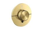 bronze rstet b rund indbyg til termostat id showerselect axor hansgrohe