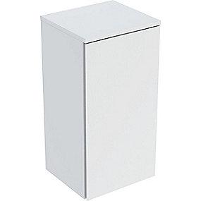 silkemat lakeret hvid 7cm 33x65x29 ge l en med sideskab modern sense if