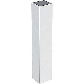 silkemat lakeret hvid 8cm 33x180x29 ge l en med jskab h modern sense if