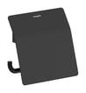 sort mat g l med metal toiletpapirholder s addstoris hansgrohe