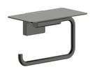 krom sort rstet b hylde med 141mm metal pvd toletpapirholder s addstoris hansgrohe