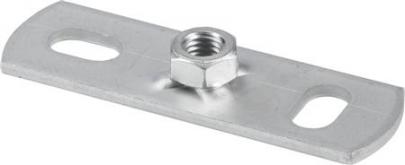 rustfri m8 grundflange