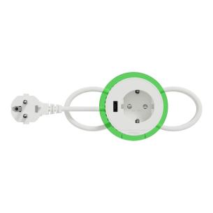 white delivery power c type usb schuko outlet socket xs system unica unit desk
