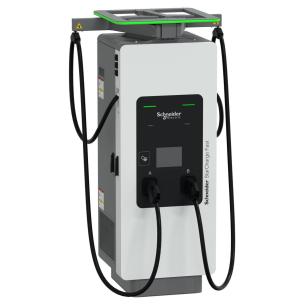 kabelstyring med kabel 8m 3 ccs2 x 2 ladestation 150kw 180 fast starcharge schneider lynlader
