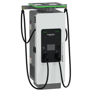 ser kreditkortl kabelstyring med kabel 8m 3 ccs2 x 2 ladestation 150kw 180 fast starcharge schneider lynlader