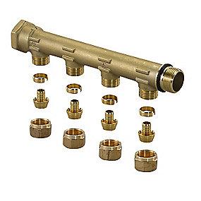 4 3 - mm 15 afgreninger 4 muffe fast med r fordelerr uponor