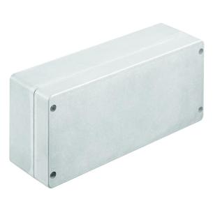 alsi12 aluminium no plate flange untreated mm 100 depth mm 160 height mm 350 width housing metal