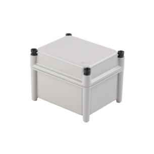 grey light untreated polyester fibre-reinforced glass mm 140 x 186 x 151 enclosure empty polyester tbf housing plastic