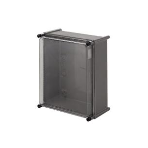 transparent grey light untreated polyester fibre-reinforced glass mm 175 x 372 x 302 enclosure empty polyester tbf housing plastic