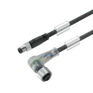 no shielded yes led 90 socket - straight pin m 3 3 poles of number m12 m8 cable sensor-actuator