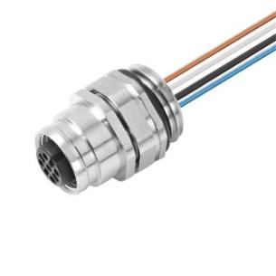 pvc mm2 34 0 m 5 1 5 poles of number m12 cable with built-in plug round