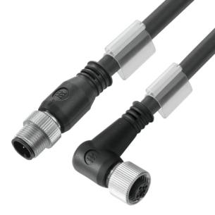 yes shielded no led 90 socket - straight pin m 3 3 poles of number m12 m12 cable sensor-actuator