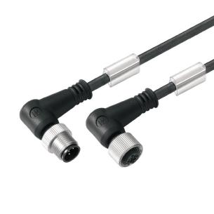 no shielded no led 90 socket - 90 pin m 5 1 5 poles of number m12 m12 cable sensor-actuator