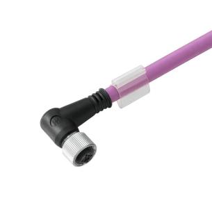 m 5 length angled socket m 5 length cable 5 poles of number connector without end one assembled cable data copper
