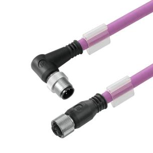 mm 5 1 length straight bush - angled pin m 5 1 length cable 5 poles of number line connecting assembled cable data copper