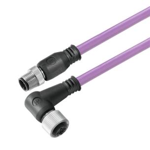90 socket - straight pin m 5 length cable 2 poles of number line connecting assembled cable data copper