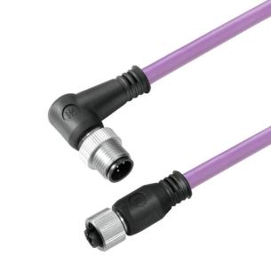 straight bush - angled pin m 10 length cable 2 poles of number line connecting assembled cable data copper