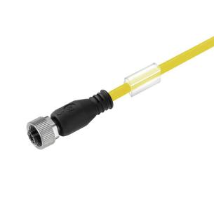 no shielded no led straight socket female m 15 4 poles of number m12 cable sensor-actuator