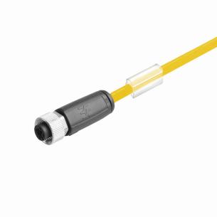 no shielded no led straight socket female m 40 4 poles of number m12 cable sensor-actuator