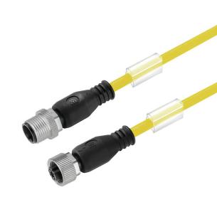 no shielded no led straight socket - straight pin m 7 5 5 poles of number m12 m12 cable sensor-actuator