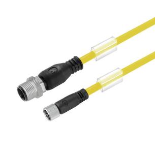 no shielded no led straight socket - straight pin m 5 3 poles of number m8 m12 cable sensor-actuator