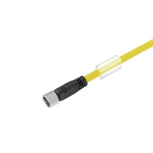 no shielded no led straight socket female m 10 4 poles of number m8 cable sensor-actuator