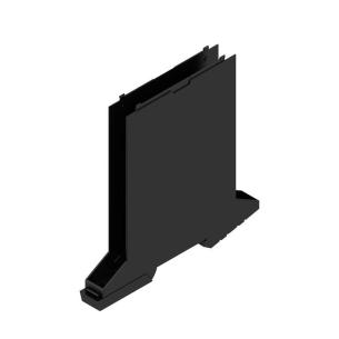black plastic state installed in ip20 5 12 width housing modular element base