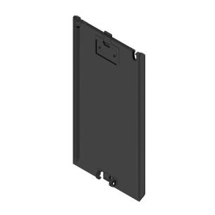 transparent black plastic 45 width housing modular cover flip