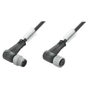 no shielded no led 90 socket - 90 pin m 3 5 poles of number m12 m12 cable sensor-actuator