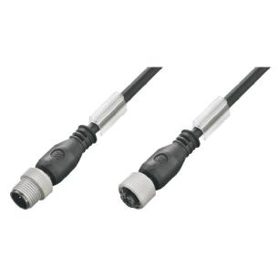 no shielded no led straight socket - straight pin m 5 1 3 poles of number m12 m12 cable sensor-actuator