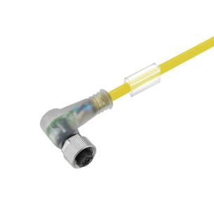 no shielded yes led angled socket m 3 3 poles of number m12 cable sensor-actuator