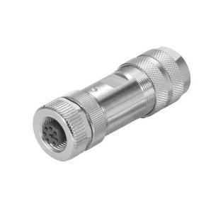 yes connection shield ip67 8 poles of number connection screw a-coded m12 customisable field plug round