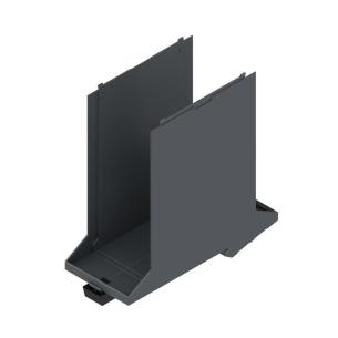 grey graphite plastic state installed in ip20 45 width housing modular element base