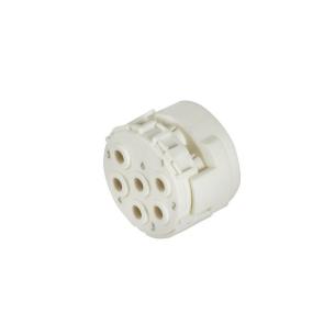none coding 6 poles of number m23 connection crimp connector circular insert contact