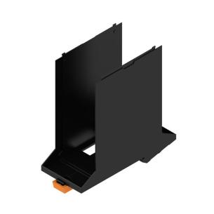 black plastic state installed in ip20 45 width housing modular element base