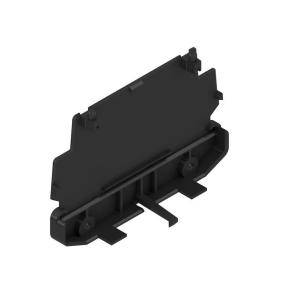 black 66 pa state installed in ip20 2 27 width housing profile plate end