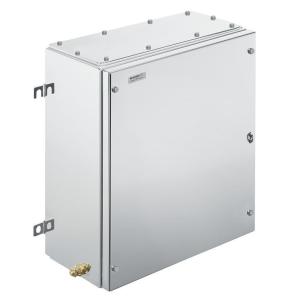 sw10 screws slotted hex-head m6 and hinges 4 top bottom yes plate flange electropolished mm 150 x 458 x 382 housing metal ex