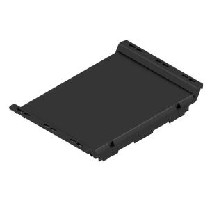 black plastic state installed in ip20 5 67 width housing modular element front