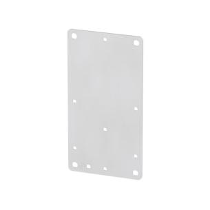 silver untreated 304 4301 1 steel stainless mm 5 1 x 174 x 91 prepunched box terminal tb klippon housing plate mounting