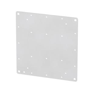 silver untreated 304 4301 1 steel stainless mm 5 1 x 205 x 199 prepunched box terminal tb klippon housing plate mounting