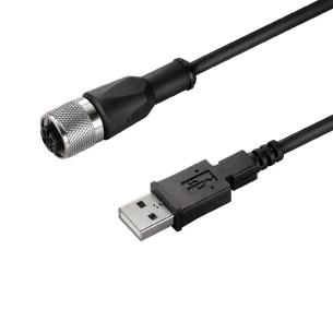 straight socket female m 3 length cable 5 poles of number line connecting assembled cable data copper