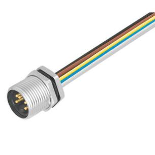 pur pur mm2 75 0 8 7 gland cable m 2 0 3 poles of number 8 7 pin cable with built-in plug round