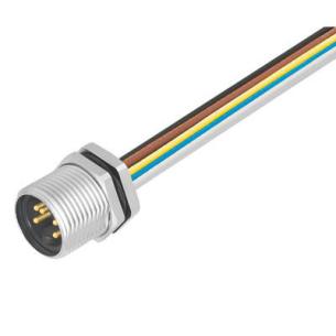 pur pur mm2 75 0 8 7 gland cable m 2 0 5 poles of number 8 7 pin cable with built-in plug round