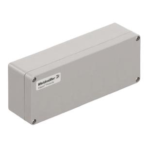 grey silver polished untreated polyester fibre-reinforced glass mm 56 x 75 x 230 enclosure empty polyester pok klippon housing plastic