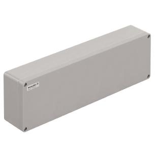 grey silver polished untreated polyester fibre-reinforced glass mm 90 x 160 x 560 enclosure empty polyester pok klippon housing plastic