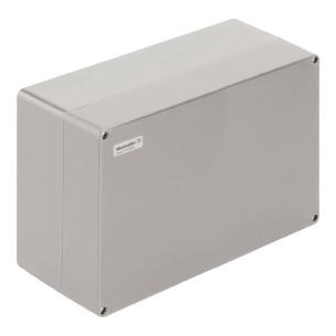 grey silver polished untreated polyester fibre-reinforced glass mm 5 160 x 250 x 400 enclosure empty polyester pok klippon housing plastic