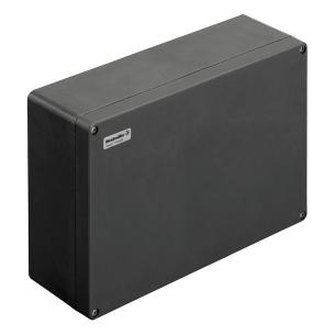 black polished untreated polyester fibre-reinforced glass mm 120 x 250 x 400 enclosure empty polyester pok klippon housing plastic ex