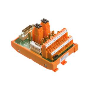 connection tension-clamp plug 15-pole 41652 din 60807 iec to acc connectors d-sub built-in connector terminal with module interface