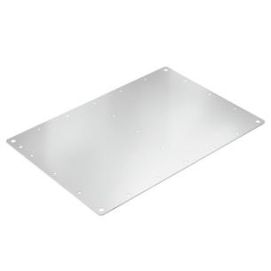 silver untreated steel sheet mm 5 1 x 229 x 129 industrial box essential ebi klippon housing plate mounting