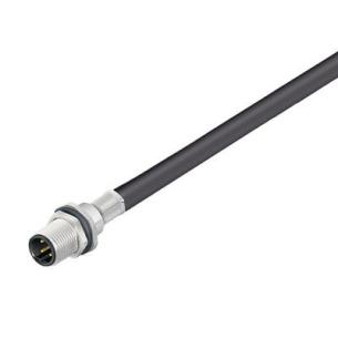 pvc pur mm2 25 0 9 pg gland cable m 2 8 poles of number m12 pin cable with built-in plug round